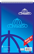 CONGRESO Block a5 Espiral Cuadriculado 80 hjs Block Espiral