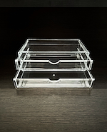 CREAS Organizador  Liverpool Cajonera  2 cajones. Med 35x21x12cm