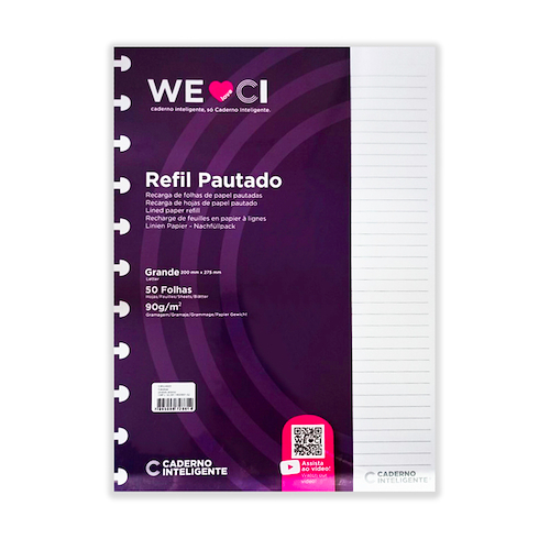 CUADERNO INTELIGENTE Repuesto A5 Rayado 50 hjs.