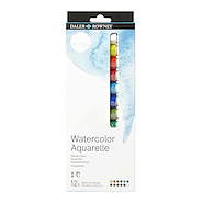 DALER ROWNEY Acuarelas pomo x12 Profesionales