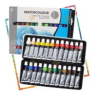 DALER ROWNEY Acuarelas pomo x24 Profesionales