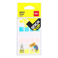 DELI Señalador Plastico PASTEL 12 MM X 28 MM X 96 U.