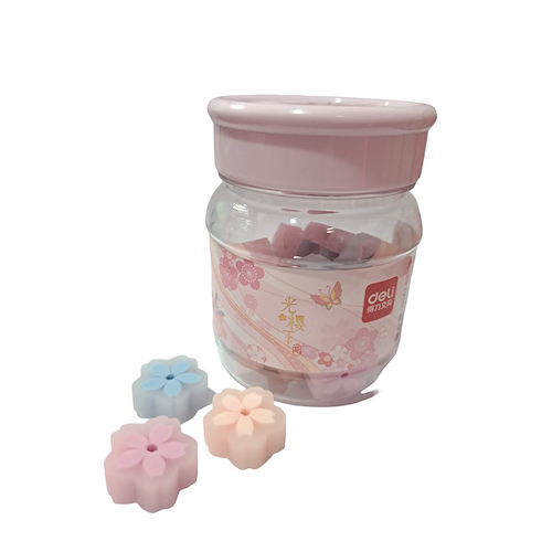 DELI Goma De Borrar Mini Florcitas Mini gomitas
