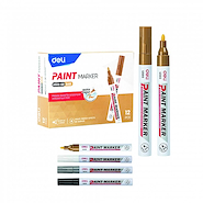 DELI Marcador paint acrilico 2mm cuerpo metalico