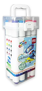 DELI Marcador Sketch al AGUA x12 Marcador Sketch Doble punta , Punta Bullet y Chisel