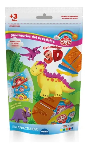 DIDO Kit Masa 3D Con Moldes Juegos