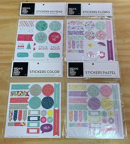 DREAMS AND PAPER Stickers Papel