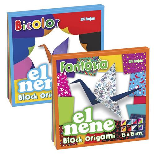 EL NENE Block Origami Fantasia X 24 H. Papelera