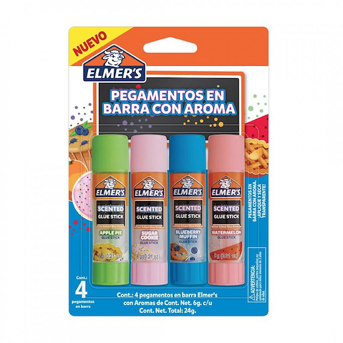 ELMER`S Pegamento en barra con aroma Adhesivo