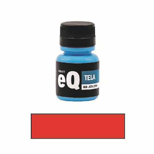 EQARTE Pintura Para Tela 37 Cc Rojo Bermellon Pinturas Profesionales