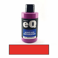 EQARTE Acrilico 50 Cc Comun Rojo Navidad Acrilico