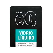 EQARTE Vidrio Liquido 150 Cc (2 componentes) Accesorio De Artitstica
