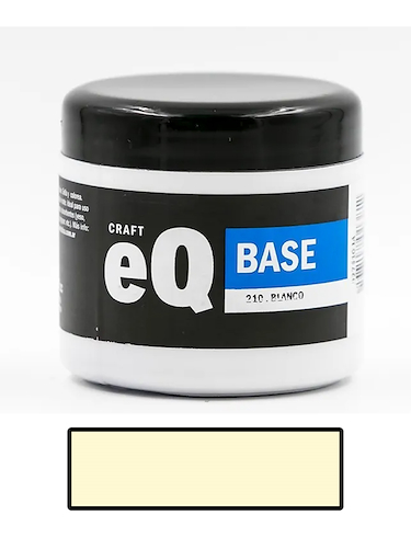 EQARTE Base Acrilica 200 Cc Amarillo Suave Acrilico