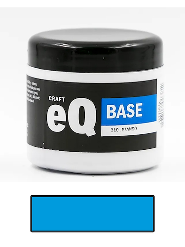 EQARTE Base Acrilica 200 Cc Azul Acrilico