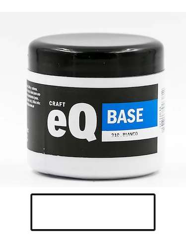 EQARTE Base Acrilica 200 Cc Blanco Acrilico