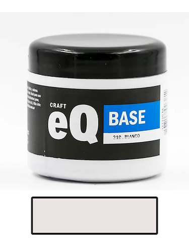 EQARTE Base Acrilica 200 Cc Blanco Antiguo Acrilico