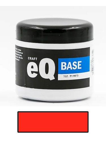 EQARTE Base Acrilica 200 Cc Carmin Acrilico