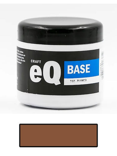 EQARTE Base Acrilica 200 Cc Marron Acrilico