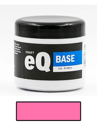 EQARTE Base Acrilica 200 Cc Rosa Chicle Acrilico