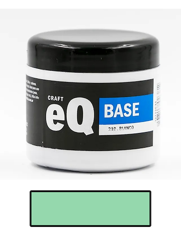 EQARTE Base Acrilica 200 Cc Verde Calma Acrilico