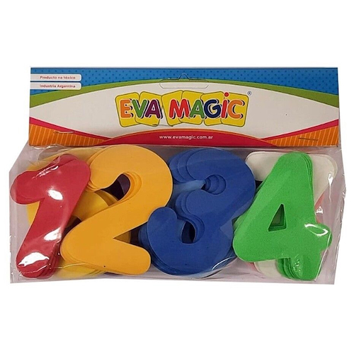 EVA MAGIC Goma Eva Numeros Juegos