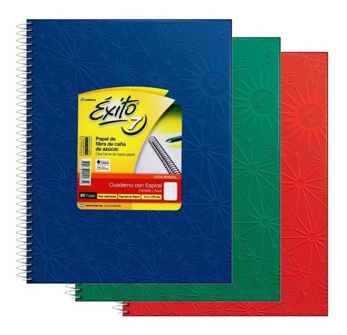 EXITO Cuaderno Abc Espiral 60 H. Rayado Cuadernos Escolares