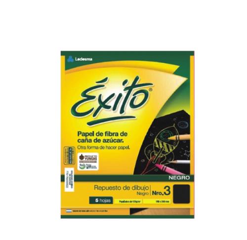 EXITO Repuesto De Dibujo Exito N° 3 Negro Arte Escolar