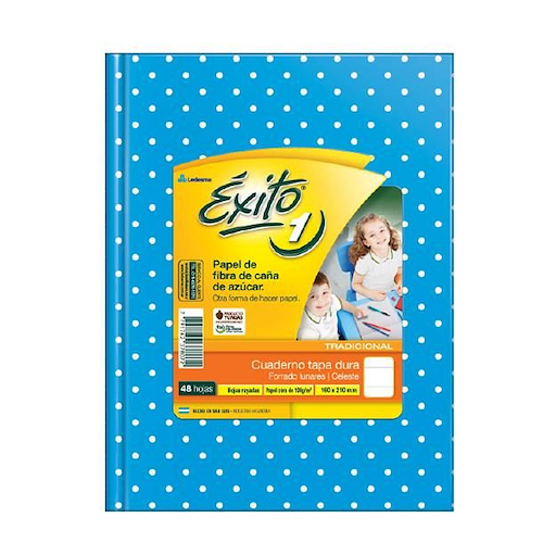 EXITO Cuaderno Escolar Rayado Lunares Cuadernos Escolares
