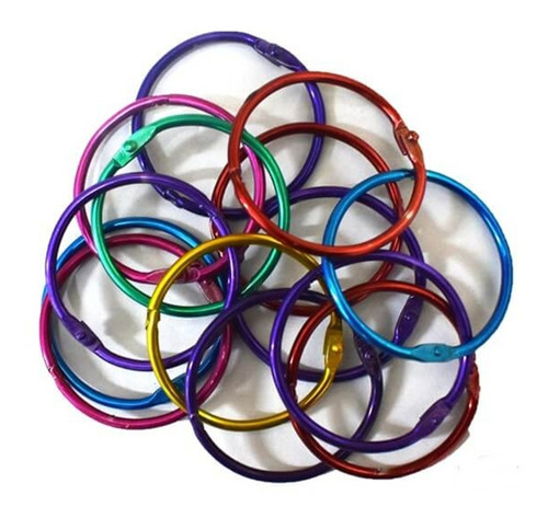 EZCO Aro De Carpeta 50 mm Metalico de Colores Carpeta