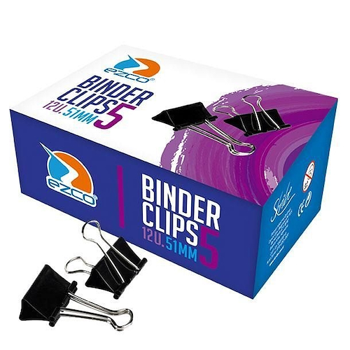 EZCO Binder Clip 19 Mm. x Unidad Organizadores