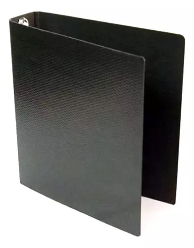 EZCO Carpeta Nº 3 Escolar Fibra Negra Carpeta