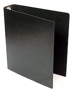 EZCO Carpeta Nº 3 Escolar Fibra Negra Carpeta
