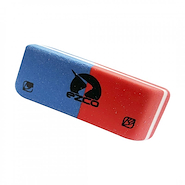 EZCO Goma De Borrar Roja y Azul Reglas/Gomas/Sacapuntas