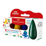 FABER CASTELL Crayones Trompo x 4 Escritura