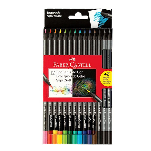 FABER CASTELL Lapices De Colores Super Soft x 50 Escritura Artistica -  Chido Libreria