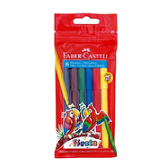 FABER CASTELL Marcadores X 6 Fiesta Escritura Escolar