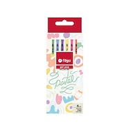 FILGO Roller Gel Pop x6  Pastel Trazo 0.8 mm