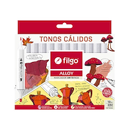 FILGO Marcador artistico Alloy  x12 Calido