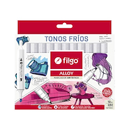 FILGO Marcador artistico Alloy  x12 Frios