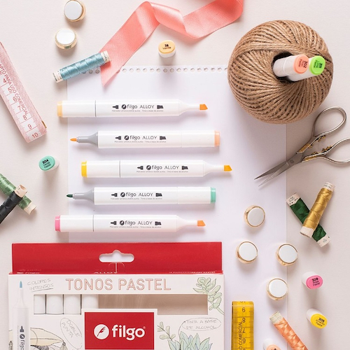 FILGO Marcador artistico Alloy  x12 Pastel