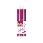 FILGO Marcadores Finos Pink x 6 Punta mediana de 1.0mm