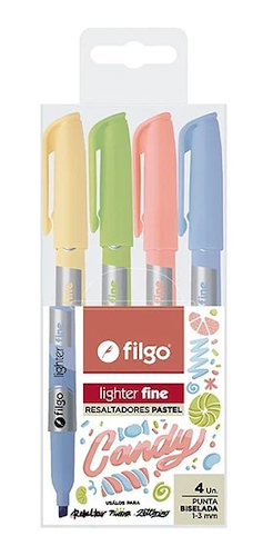 FILGO Resaltadores X 4 Candy