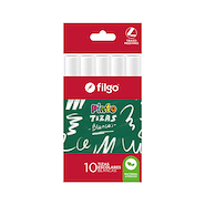 FILGO Tiza blancas  x 10