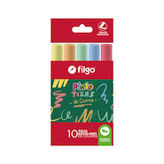 FILGO Tiza Color x 10 Surtido