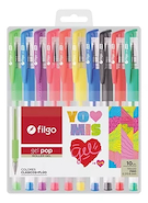 FILGO Roller Gel Pop x10 Gel Trazo 1 mm