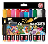 FILGO Marcador pintura al agua TNT x10 Medio 3mm 1.8-2.5