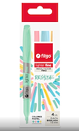 FILGO Resaltadores X 4 Pastel