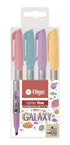 FILGO Resaltadores X 4 Galaxy
