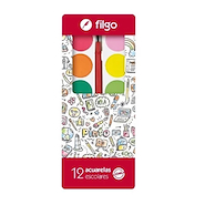 FILGO Acuarelas Escolar X 12 Arte Escolar