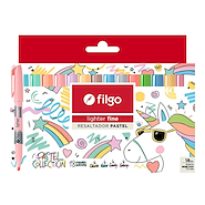 FILGO Resaltadores x18 Lighter fine Pastel 18 Colores surtidos